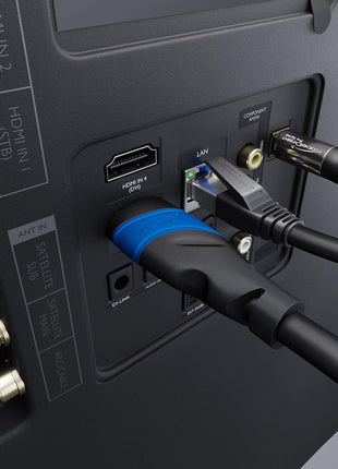 KabelDirekt – 8K & 4K HDMI Cable – 6ft – German Flexcore Technology | 10K, 8K@60Hz & 4K@120Hz, High Speed HDMI – for PS5, Xbox Series X/S, Switch 2, PC & Blu-ray – interference-free & flexible