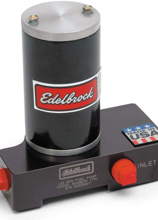 Edelbrock 1791 Quiet-Flow Electric Fuel Pump, Black