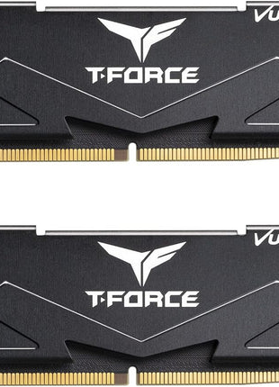TEAMGROUP T-Force Vulcan DDR5 32GB (2x16GB) 6000MHz (PC5-48000) CL38 Intel XMP 3.0 & AMD Expo Compatible Desktop Memory Module Ram Red FLRD532G6000HC38ADC01