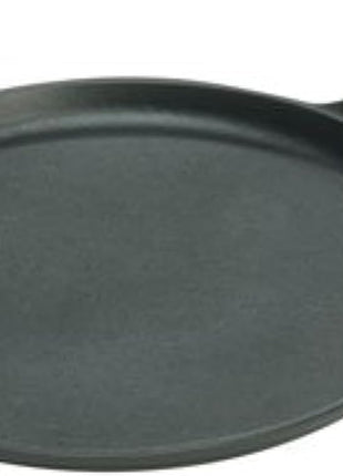 Lodge Round Seasoned Cast Iron Griddle 10.5 Inches - Round-Shaped, Pre-Seasoned Iron Griddle Pan - Non-Toxic, PFAS-Free Cookware - Compatible with Stovetop, Oven, Grill, or Campfire