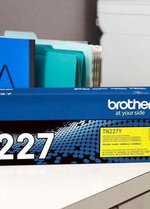 Brother Genuine TN227Y, High Yield Toner Cartridge, Replacement Yellow Toner, Page Yield Up to 2,300 Pages, TN227, Amazon Dash Replenishment Cartridge, 15.3 x 4.1 x 6.1 inches | Prints up to 2,300 pages, Amazon Dash replenishment