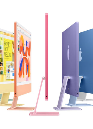 Apple 2024 iMac All-in-One Desktop Computer with M4 chip with 8-core CPU and 8-core GPU: Built for Apple Intelligence, 24-inch Retina Display, 16GB Unified Memory, 256GB SSD Storage; Silver