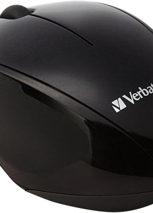 Verbatim Wireless Notebook Multi-Trac Blue Led Mouse, 2.4 Ghz Frequency/32.8 Ft Wireless Range, Left/Right Hand Use, Black