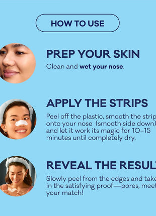 Biore Original Blackhead Remover Nose Strips, Deep Cleansing, 14 ct, 4pk | Pore-Unclogging Nose Strips, C-Bond Technology, Oil-Free, Non-Comedogenic, Deep Cleansing Skincare, 56 Strips