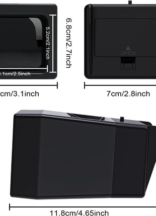 35mm Slide Viewer, 2X Magnification Slide Viewer for Viewing 35mm Slides, Slide Projector for Old Slides (2AAA Batteries Included)