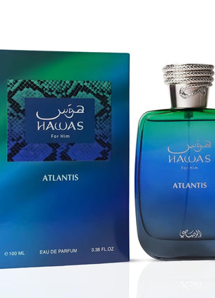Rasasi Hawas For Men Eau De Parfum Spray 100ML (3.4 Oz) - Long Lasting Arabian Perfume, Premium Perfume Men, Ideal for Special Occasions & Daily Elegance, A Bold and Captivating Fragrance