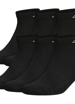 adidas Mens Athletic Cushioned Low Cut Ankle Socks (6-Pair Pack)