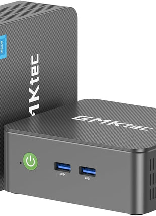 GMKtec Mini PC Intel Core i3-10110U Processor 8GB DDR4 256GB SSD | i226-V RJ45 Ethernet Desktop Computer 4K Dual/ 4X USB3.2/ WiFi 6 BT5.2/ Nucbox G3 Pro