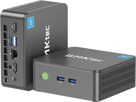 GMKtec Mini PC Intel Core i3-10110U Processor 8GB DDR4 256GB SSD | i226-V RJ45 Ethernet Desktop Computer 4K Dual/ 4X USB3.2/ WiFi 6 BT5.2/ Nucbox G3 Pro