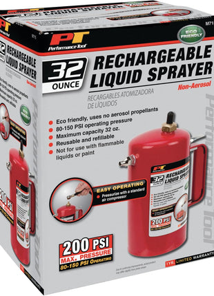 Performance Tool M715 Eco-Friendly Non-Aerosol Reusable Liquid Sprayer