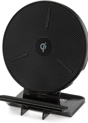 StarTech.com 15W Qi Wireless Charging Stand - Qi Certified Wireless Charger Stand or Pad - Adjustable - Universal Wireless Charging Pad for Smartphone - iPhone/Samsung Galaxy/Google Pixel (QWCHSTAND)