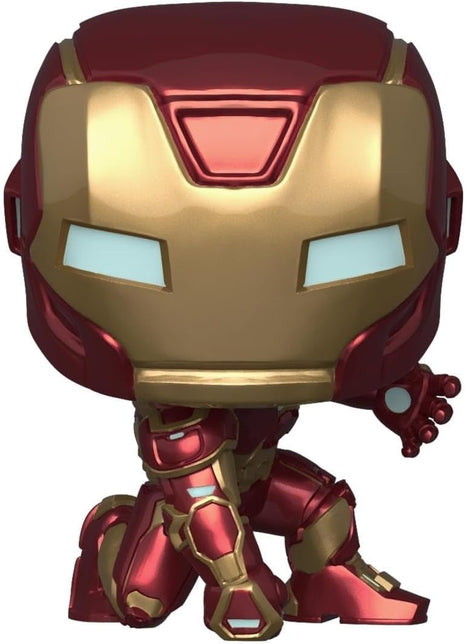 Funko POP! Marvel: Avengers Game - Iron Man (Stark Tech Suit) | Official Video Games Merch - Collectable Vinyl Figurine for Shelf Display - Birthday Gift Idea for Fans and Collectors