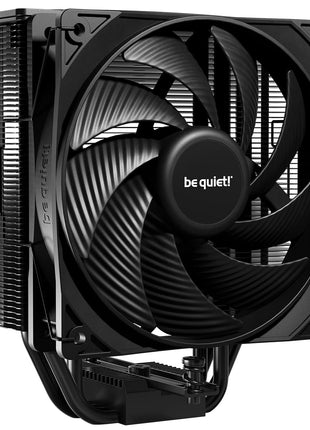 be quiet! Pure Rock 3 Black CPU Air Cooler | 4 High Performance 6mm Heat Pipes with HDT Technology | 120mm PWM Fan | AMD:AM4 AM5/Intel LGA 1700/1150/1151/1200 | Black | BK039