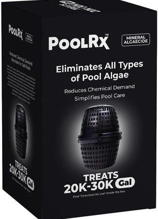 PoolRx Pool Unit #101066 6 Month Algaecide Treats 20k-30k gallons, Black