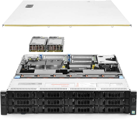 PowerEdge Dell PowerEdge R730xd Server 2.30Ghz 20-Core 192GB 12x 4TB Mid-Level (Renewed)