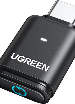 UGREEN USB-C Bluetooth Adapter for PS5 with APTX Low Latency/aptX-Adaptive | Bluetooth 5.3 Audio Adapter, Wireless Audio Transmitter to Connect Wireless Headphones/Earbuds