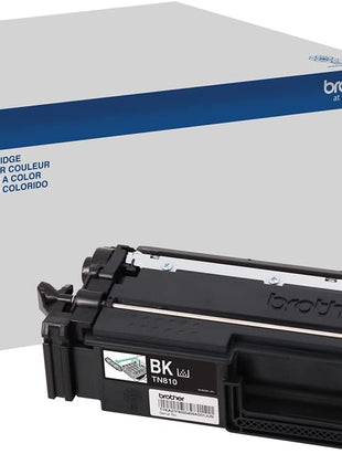 Brother Genuine Standard Yield Toner Cartridge, TN810BK, Replacement Black Toner, Page Yield Up to 9,000 Pages