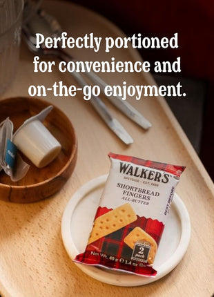 Walker's Shortbread Fingers, Pure Butter Shortbread Cookies, 1.4 Oz (Pack of 24)