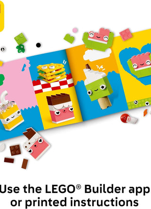 LEGO Classic Creative Food Friends Building Toy Set - Pretend Play Food for Kids, Boys and Girls, Ages 4+ - Learning and Educational Toy for Preschool - Gift Idea for Birthdays - 11039