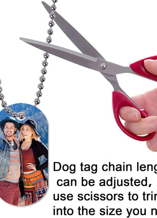 45pcs Sublimation Blank Dog Tag Aluminum White Sublimation Stamping Tag Pendants Double Sided Blank Stamping Metal Tags, Personalized Pets Tags Oval