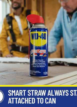 WD-40 Original Formula, Multi-Use Product with Smart Straw Sprays 2 Ways,12 OZs, 3-Pack, 12 OZ