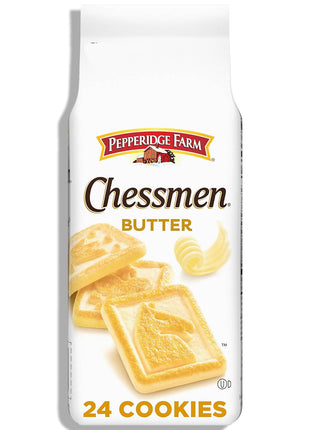 Pepperidge Farm Chessmen Butter Cookies, 7.25 oz. Bag (Packaging may vary)