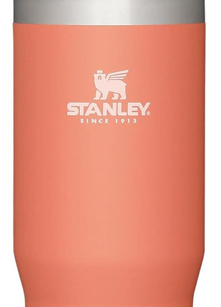STANLEY IceFlow Flip Straw Tumbler with Handle 30 oz | Twist On Lid and Flip Up Straw | Leak Resistant Water Bottle | Insulated Stainless Steel |BPA-Free | Rose Quartz 1.0