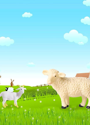 15 Pcs Mini Figures Toys Realistic Farm Animal Figurines, Plastic Learning Educational Playset Animal Themed Party Supplies Cake Topper Ornaments for Easter Egg Birthday Christmas
