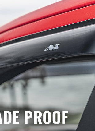 Auto Ventshade [AVS] Outside Mount Rain Guards For 1997 - 2003 Ford F-150/F-250, SUPERCAB ONLY | Window Vent Visors, 4 pcs. - Smoke | 94808