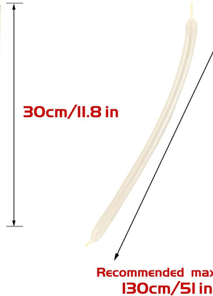 260 Clear Long Balloons for Animals, Thickening Skinny Latex Twisting for Arch Modeling Magic Clown Birthday Wedding Party Decorations 100pcs