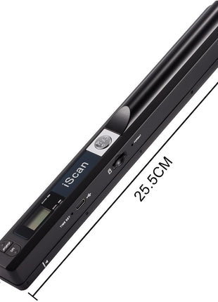 Portable Document Scanner, AOZBZ 900DPI Handheld Image Scanner, Scanning Wand,A4 Colour Photo Mobile Scanner Handy Scan (JPG/PDF Format, High Speed USB 2.0, Included 16G SD Card)