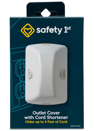 Safety 1st Outlet Cover with Cord Shortener for Baby Proofing