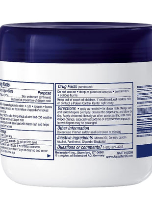 Aquaphor Baby Healing Ointment for Diaper Rash and More, 14 OZ | Baby Skin Protectant with Petrolatum for Chapped or Dry Skin, Drool Rash and Diaper Rash, Hypoallergenic, Fragrance Free