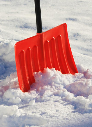 Emsco Group 1199 Bigfoot Poly Snow Shovel With 17-7/8-Inch x 13-Inch Blade, Orange