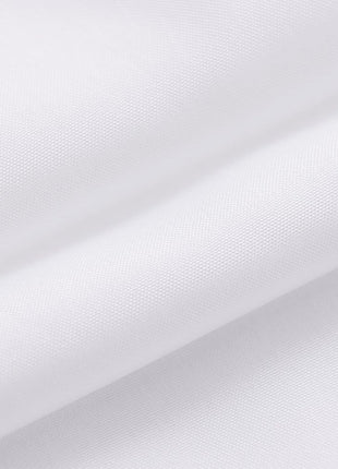 N&Y HOME Fabric Shower Curtain Liner with Magnets Standard Size, White | Hotel Quality, 12 Button Holes, Bottom Magnets, Machine Washable, Water Repellent Cloth Shower Curtain for Bathroom