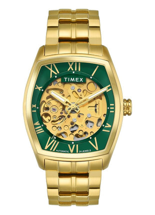 TIMEX Green Tonneau Dial Analog Automatic Men's Watch - TWEG25904