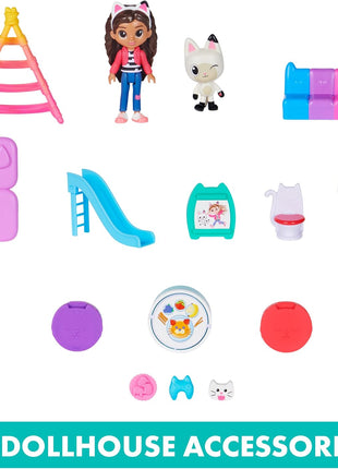 Gabby's Dollhouse, Purrfect Dollhouse with 15 Pieces Including Toy Figures, Furniture, Accessories and Sounds, Kids Toys for Ages 3 and up