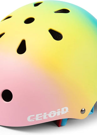 Kids Bike Helmet,Toddler Skateboard Helmets for Ages 2-3-5-8-14 Years Boys Girls,Adjustable Multi-Sport Bicycle Skateboarding Football Roller Skating Scooter Rollerblade Balance Bike Helmet