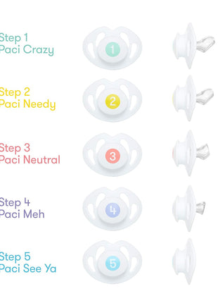 Frida Baby Silicone Paci Weaning System, BPA Free, Latex Free