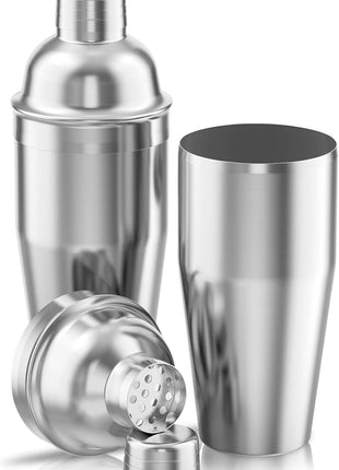 LUCKYGOOBO Cocktail Shaker,24oz Martini Shaker,Drink Shaker Mixer | Built-in Strainer,Professional Stainless Steel Margarita Mixer,Bartender Kit Gifts.