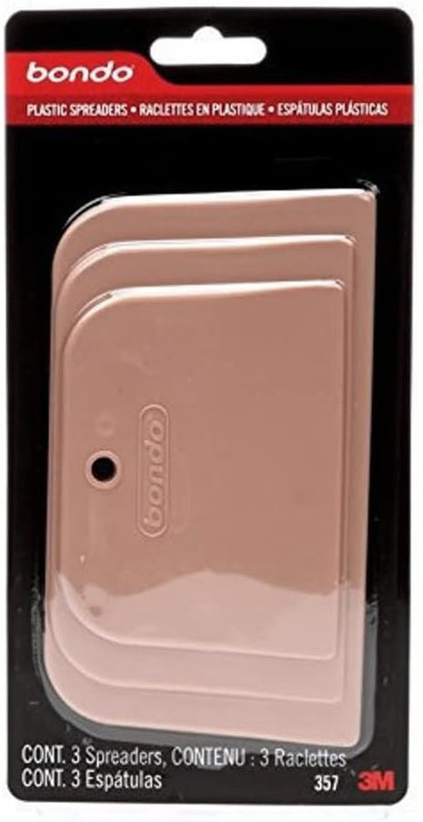 Bondo 357 Plastic Spreaders 3 Piece