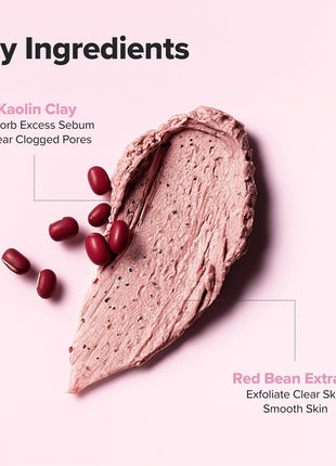 Beauty of Joseon Red Bean Pore Refreshing Mask Mud Cream Hydrating Wash Off Pack, Pore Cleansing Exfoliator, Korean Skin Care for Men and Women 140ml, 4.73 fl.oz