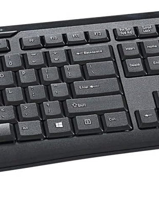 Verbatim 99779 Wireless Mouse and Keyboard with Silent Technology and 2.4GHz Nano Receiver, Graphite