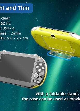 OSTENT Protective Clear Crystal Hard Guard Case Cover for Sony PS Vita PSV 2000 PCH-2000