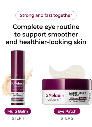 Dr.Melaxin Collagen Multi Balm Stick, Calcium & Adenosine Korean Wrinkle Stick for Eye, Neck & Face, Firming Collagen Stick, Under Eye Balm for Dark Circles & Depuffing, Korean Skin Care, 0.31 oz