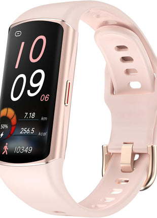 Smart Watch Fitness Tracker with 24/7 Heart Rate, Blood Oxygen Blood Pressure Monitor Sleep Tracker 120 Sports Modes Activity Trackers Step Calorie Counter IP68 Waterproof for Andriod iPhone Women Men