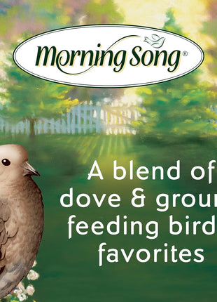 Morning Song Dove & Ground Feeding Wild Bird Seed - 7 lb. Dove, Quail & Pigeon Wild Bird Food for Outside Feeders