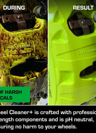 Ethos Wheel Cleaner Spray - Iron Remover Car Detailing - Rim Cleaner Spray Brake Dust, Iron Remover - Color Change Technology - Professional Strength Formula - Brake Dust Remover