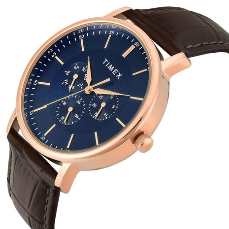 TIMEX Trendline Blue Round Dial Analog Men's Watch - TWTG12804