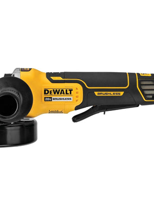 DEWALT 20V MAX* Angle Grinder Tool Cordless Brushless, 4 1/2 Inch, with Paddle Switch and Kickback Brake, Tool Only (DCG413B)